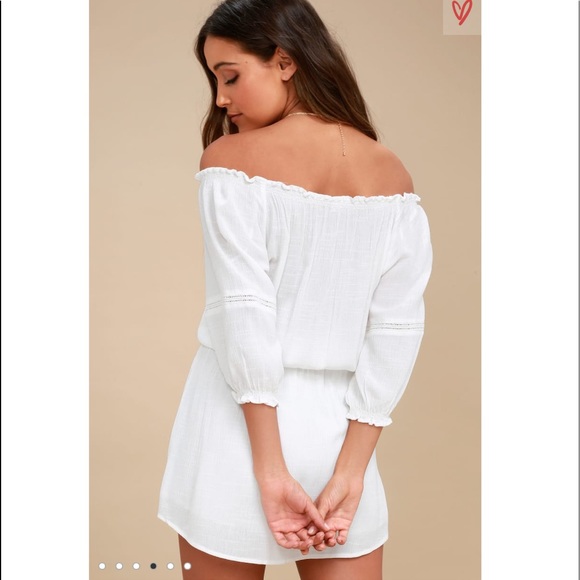 Lulus Zappa Off the Shoulder Long Sleeve Dress - Picture 6 of 8